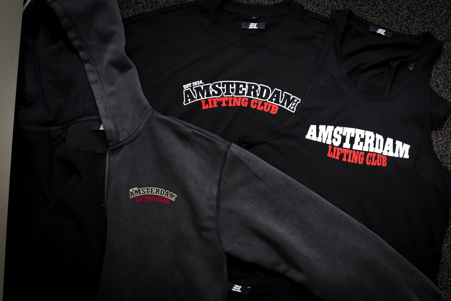 Amsterdam Lifting Club – Combo Deal (Hoodie + Tee + FREE Tanktop)