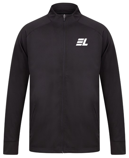 Trainingspak zwart  (bedrukking inbegrepen)