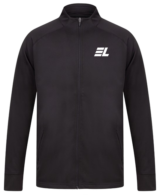 Trainingspak zwart  (bedrukking inbegrepen)