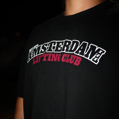 AMSTERDAM LIFTING FIT TEE — Black