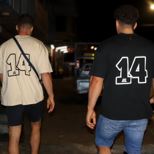 AMSTERDAM LIFTING FIT TEE — Black